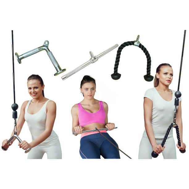 Tricep Rope Machine Attachment double-ended